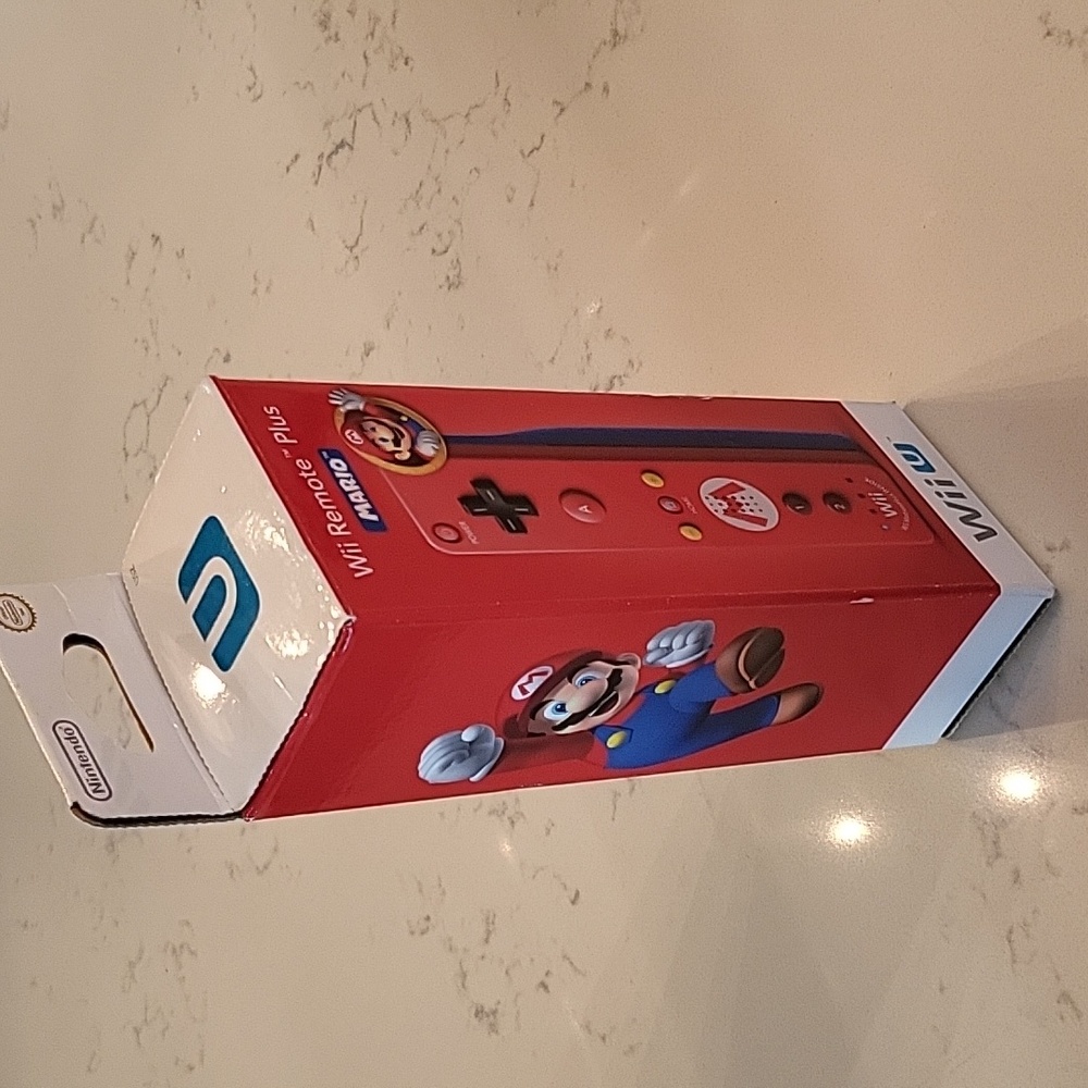 Sealed Mario Wii Controller Plus!